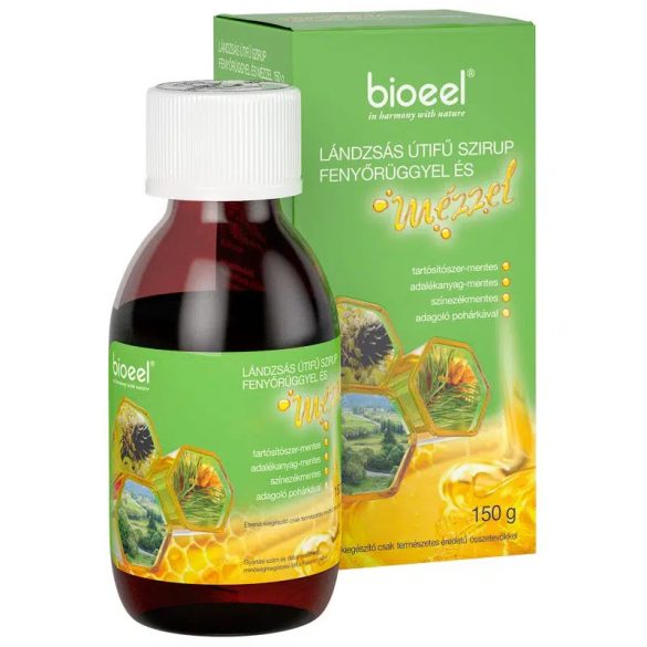 Bioeel Lándzsás útifű szirup fenyőrüggyel és mézzel 150g