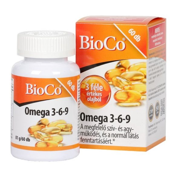 BioCo Omega 3-6-9 kapszula - 60db