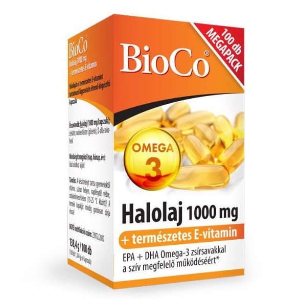 BioCo Omega-3 Forte kapszula - 100db