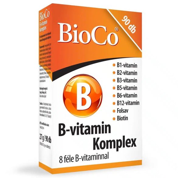 BioCo B-vitamin komplex tabletta 90db