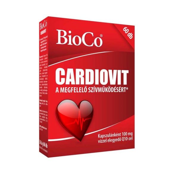 BioCo Cardiovit étrend-kiegészítő kapszula - 60db