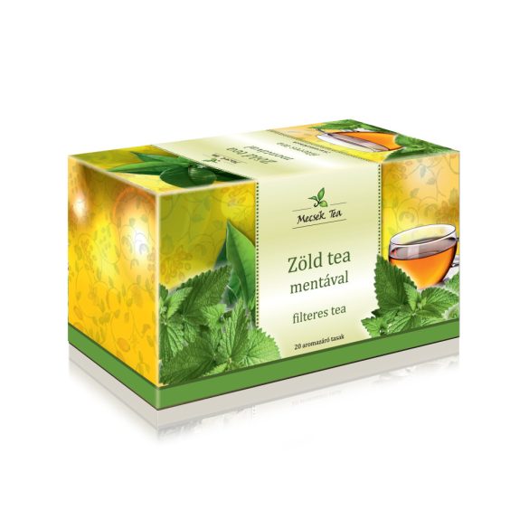 Mecsek zöld tea mentával filteres 20 db