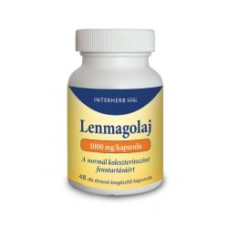 Interherb Lenmagolaj 1000 mg/kapszula 48db