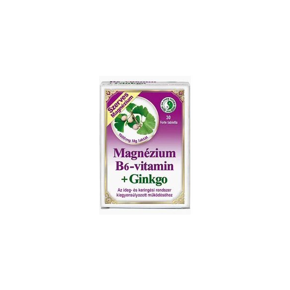 Dr. Chen Magnézium + B6-vitamin + Ginkgo tabletta 30db