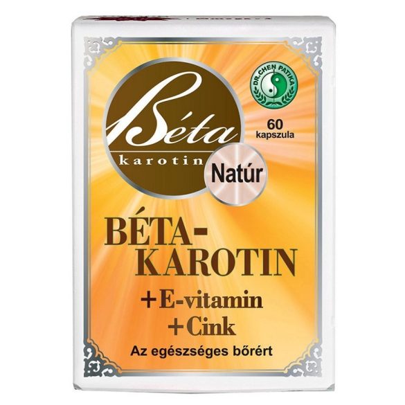 Dr. Chen Béta-Karotin + E-vitamin + Cink kapszula - 60db