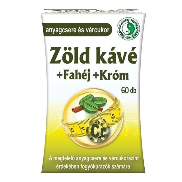 Dr. Chen Zöld kávé + Fahéj + Króm kapszula 60db