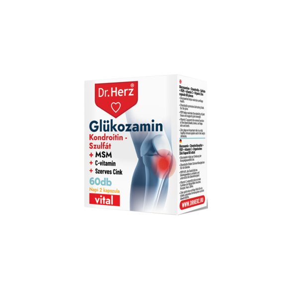 Dr. Herz Glükozamin+Kondroitin-szulfát+MSM 60 db