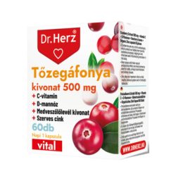 Dr.Herz Tőzegáfonya kivonat kapszula 1000mg - 60 db