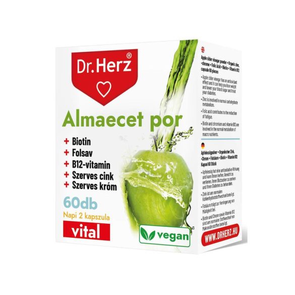 Dr. Herz Almaecet por + Biotin + Folsav 60db