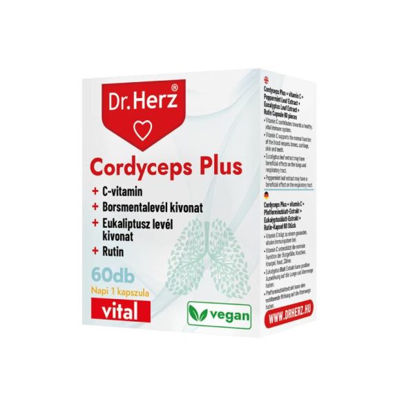 Dr. Herz Cordyceps Plus + C-vitamin 60 db kapszula