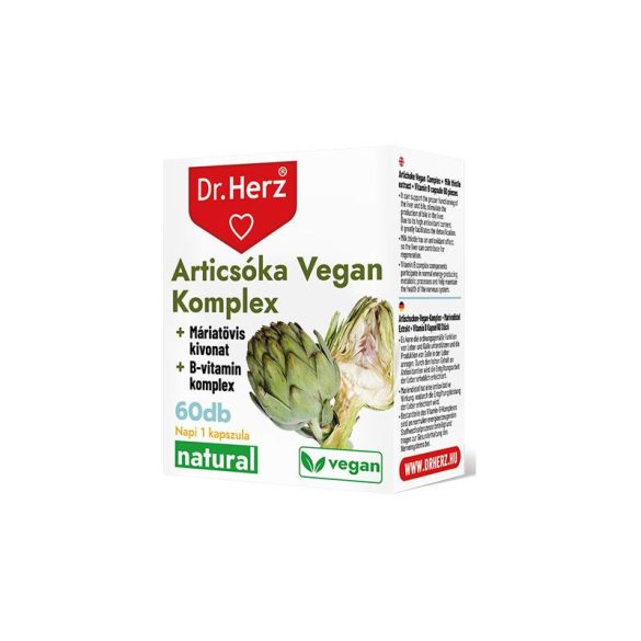 Dr. Herz Articsóka 400mg 60 db vegan kapszula