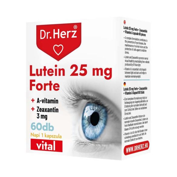 Dr. Herz Lutein 25mg Forte kapszula - 60db