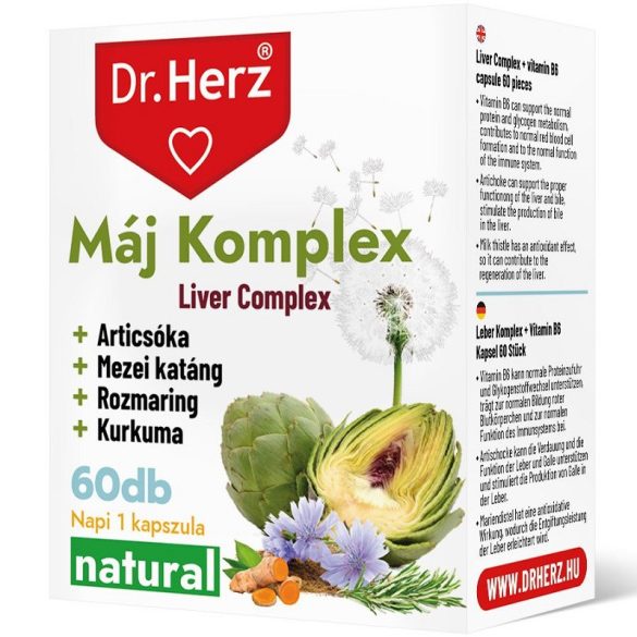 Dr. Herz Máj komplex kapszula - 60db