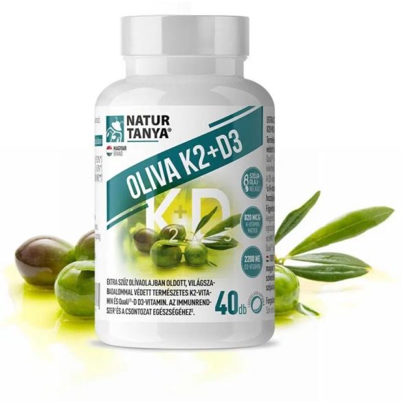 Natur Tanya Oliva K2+D3 vitamin kapszula 40db