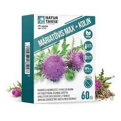 Natur Tanya Máriatövis Max + Kolin tabletta - 60db