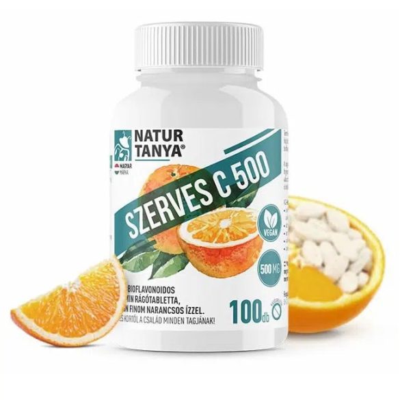  Natur Tanya Szerves C-vitamin 500mg rágótabletta - 100db