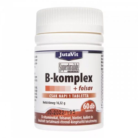 JutaVit B-komplex + folsav tabletta 60db