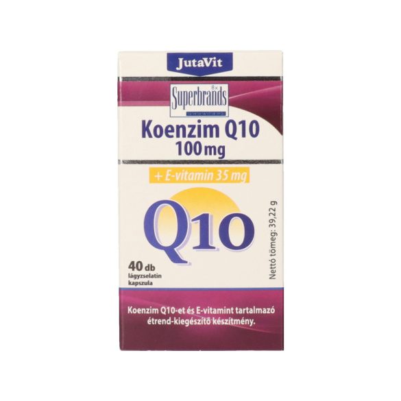 Jutavit Koenzim Q10 60mg + E-vitamin kapszula - 40db