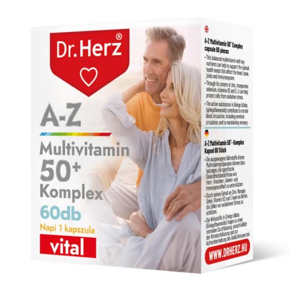 Dr. Herz A-Z 50+ Multivitamin Komplex kapszula 60db