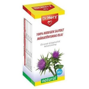 Dr.Herz Máriatövismag olaj 100% hidegen sajtolt 50ml