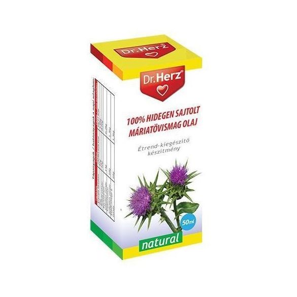 Dr.Herz Máriatövismag olaj 100% hidegen sajtolt 50ml