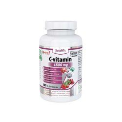   JutaVit C-Vitamin 1500mg +csipkebogyó +Acerola kivonat + D3 vitamin + Cink, 100db