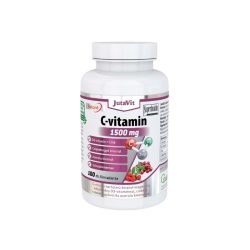   JutaVit C-Vitamin 1500mg +csipkebogyó +Acerola kivonat + D3 vitamin + Cink, 100db