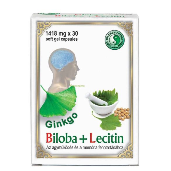 Dr. Chen Gingko biloba + lecitin kapszula - 30db