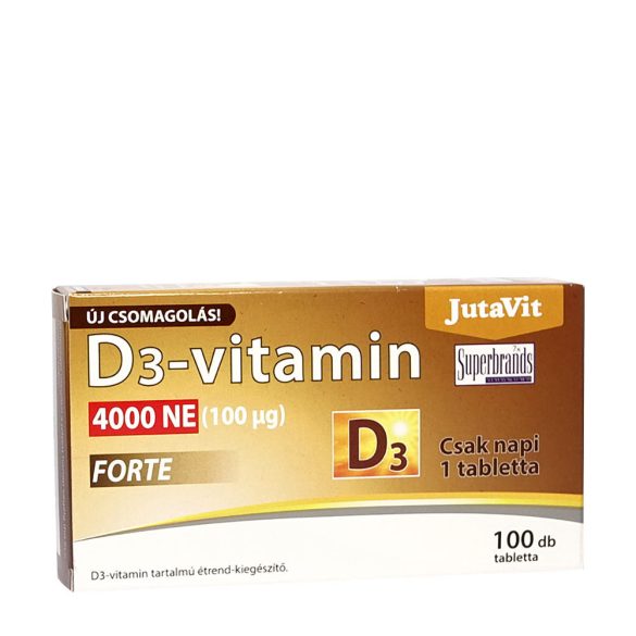 Jutavit D3-vitamin Forte 4000NE tabletta 100db