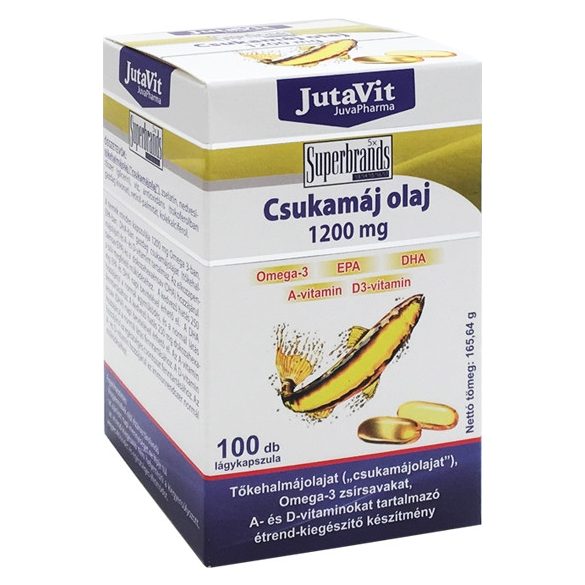 JutaVit Csukamájolaj 1200mg -100db