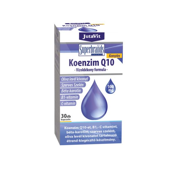 JutaVit Koenzim Q10 100mg Vízoldékony formula - 30db