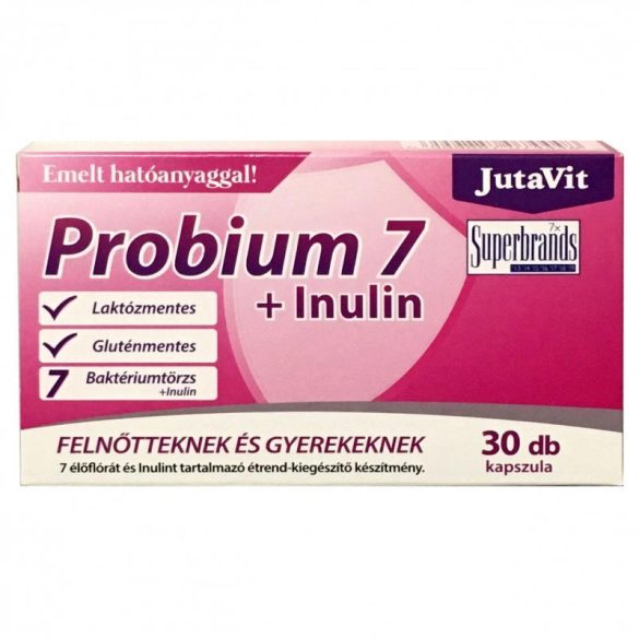 JutaVit Probium 7 + Inulin kapszula 30 db