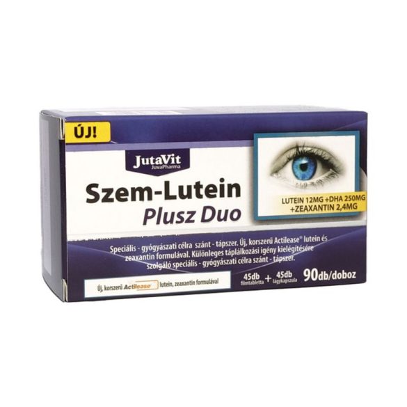 JV EYE-LUTEIN PLUS DUOJutaVit Eye Lutein Plus Duo lágy kapszula + filmtabletta 45+45db