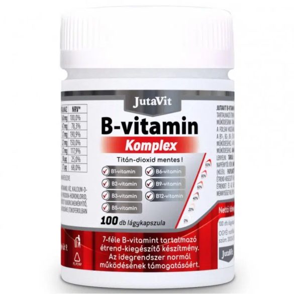 JutaVit B-vitamin Komplex lágy kapszula 100db