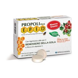   Specchiasol Cukormentes Propolisz szopogatós tabletta cinkkel dúsítva,alpesi gyógynövénnyel 20 db