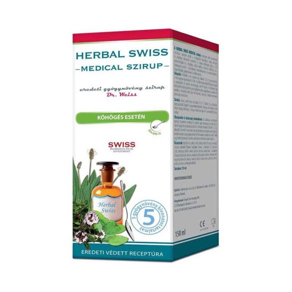 Herbal Swiss Medical köhögés elleni szirup -150ml