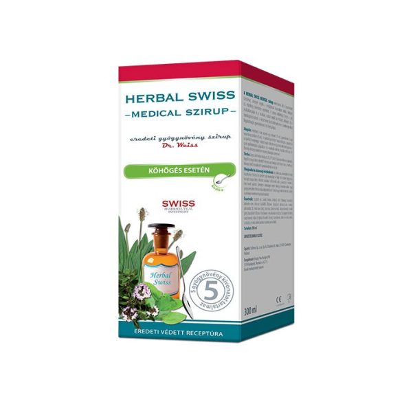 Herbal Swiss Medical köhögés elleni szirup - 300ml