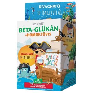 Imunit Kalóz Jack Béta-glükán és homoktövis tartalmú tabletta -  60db