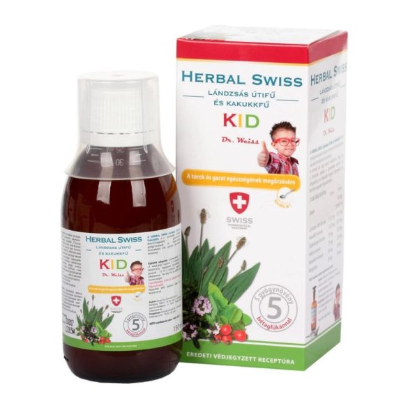 Herbal Swiss KID köhögés elleni szirup gyerekeknek - 300ml